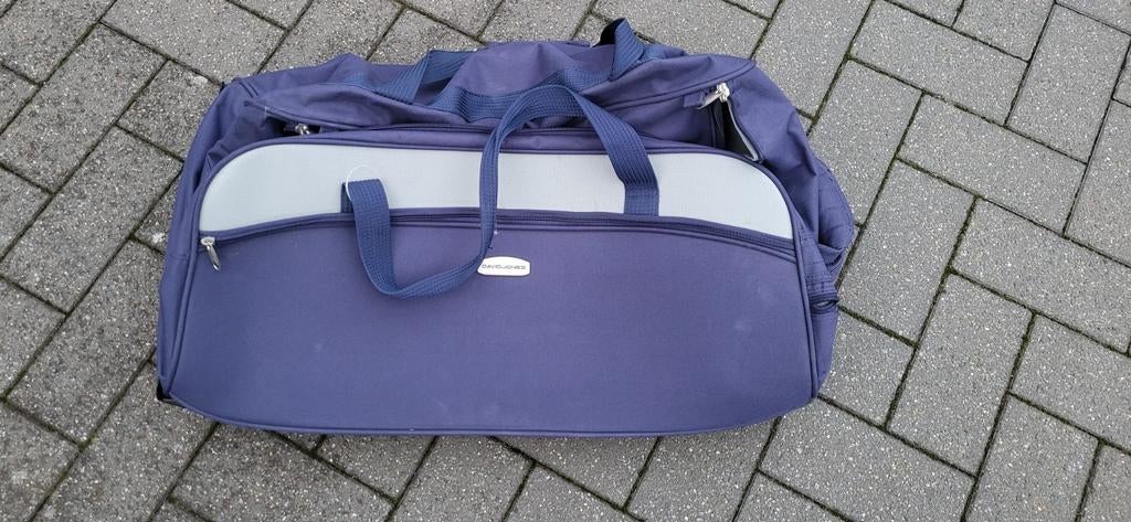 Davit jones reistas/ trolley blauw, Enlèvement, Comme neuf, Bleu