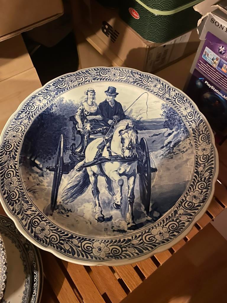 Delft blauw, Ophalen