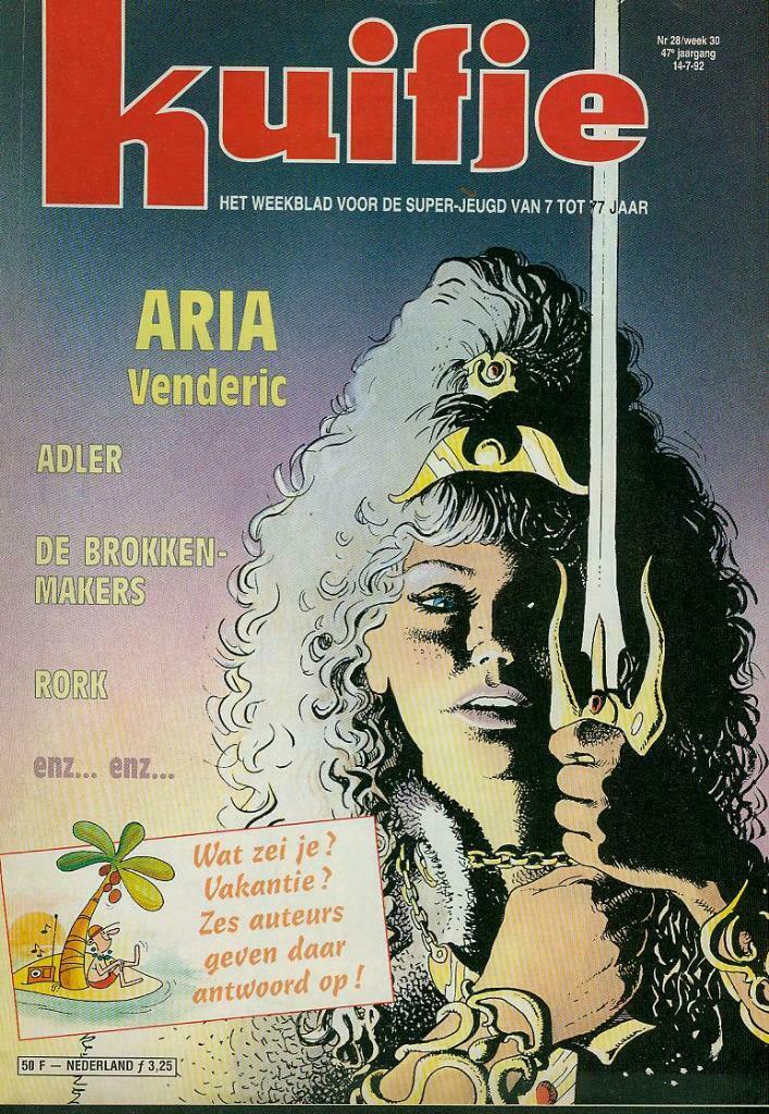 Weekblad Kuifje van 14-7-1992, 47ste Jaargang, Nummer 30, Gelezen, Europa, Ophalen of Verzenden, Meerdere comics