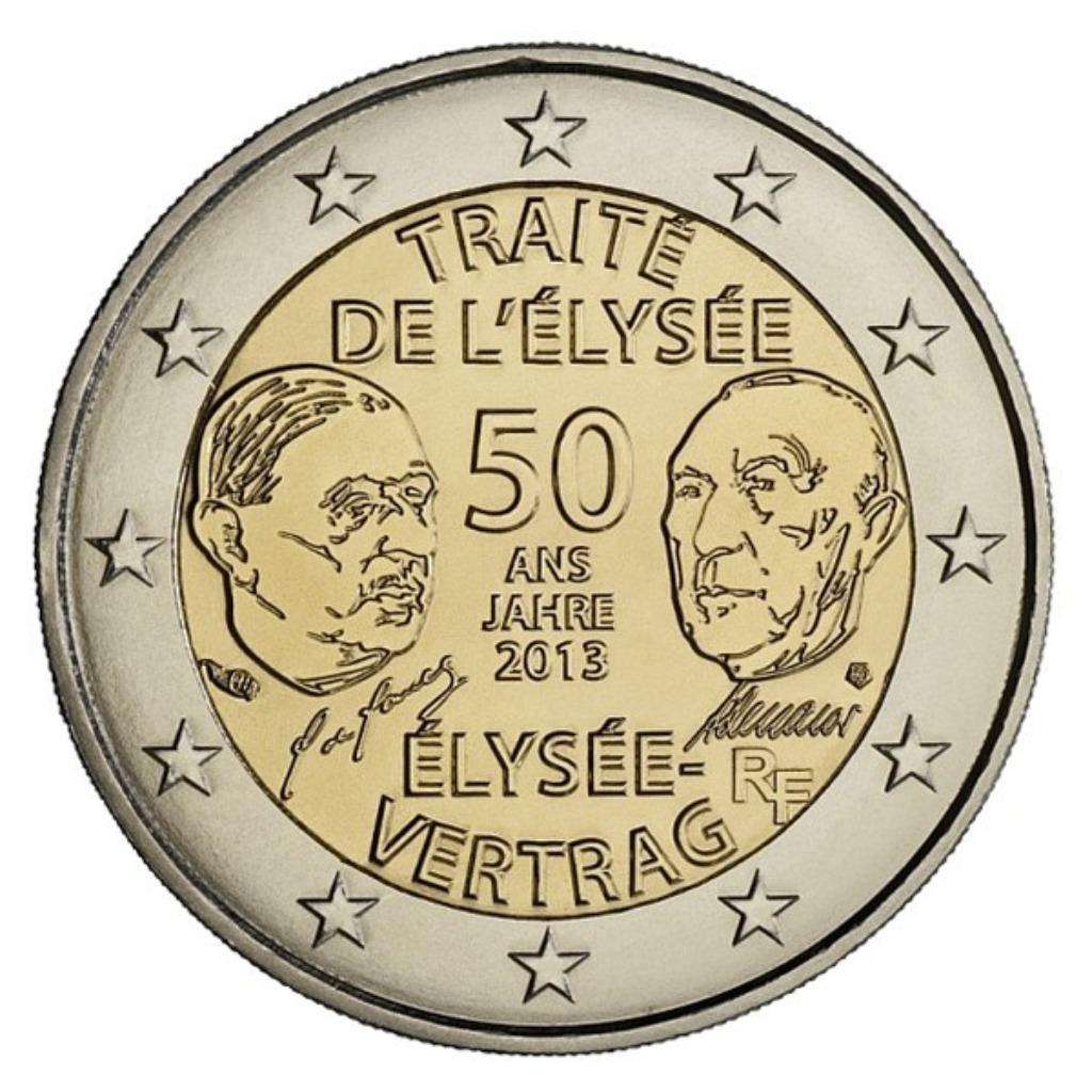2 EUROS COMMEMORATION FRANCE 2013, Postzegels en Munten, Ophalen, Frankrijk, 2 euro, Losse munt