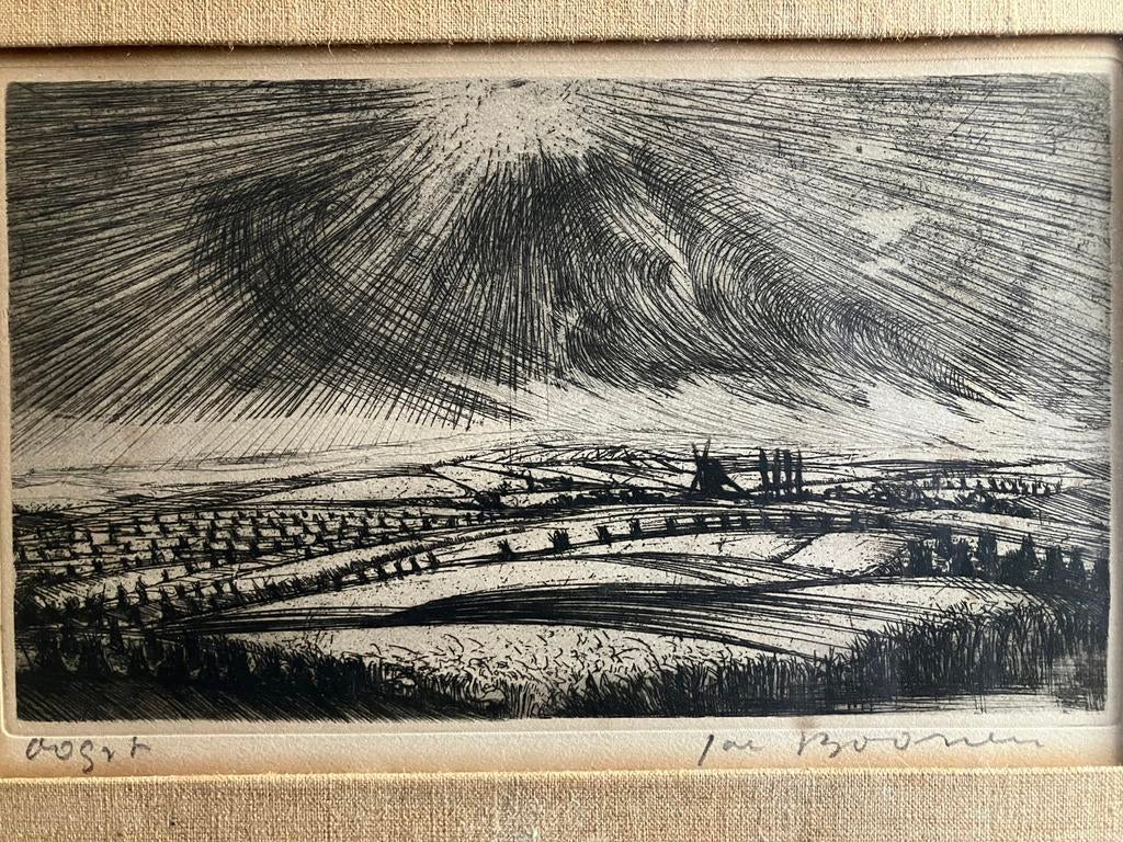ets Jacques Boonen (1911-1968) Oogst, Antiek en Kunst, Ophalen of Verzenden