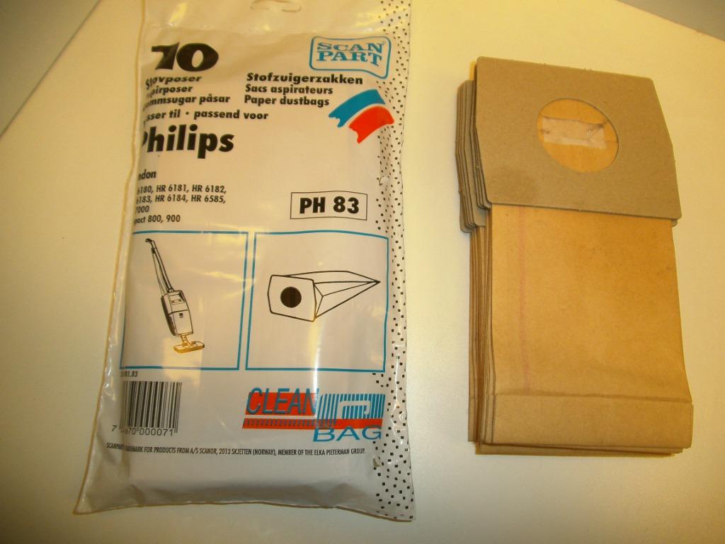 Lot van 20 stofzuigerzakken Philips (Mat025), Elektronische apparatuur, Onderdelen en Toebehoren, Nieuw, Ophalen of Verzenden