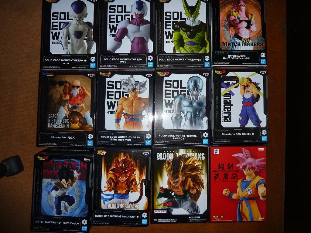 dragonball divers figurines banpresto japan original, Ophalen of Verzenden, Zo goed als nieuw, Overige typen