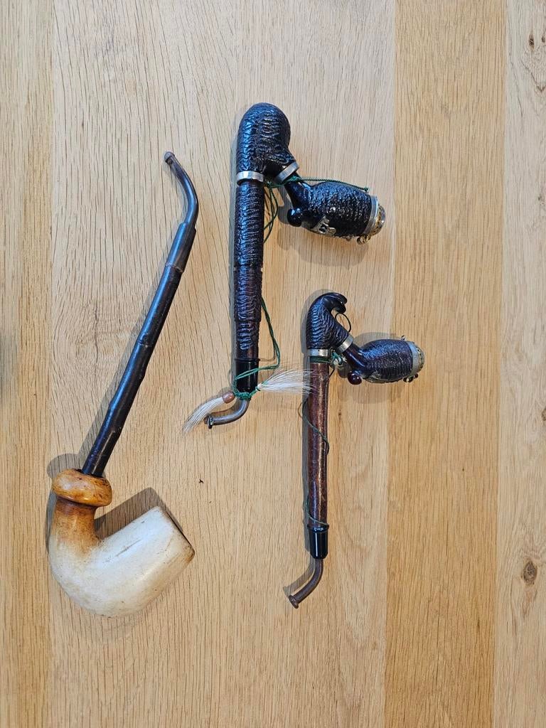 3 pijpen (jacht), Ophalen