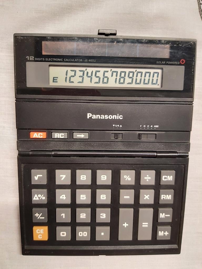 Panasonic JE-460U elektronische rekenmachine, Diversen, Ophalen of Verzenden, Zo goed als nieuw