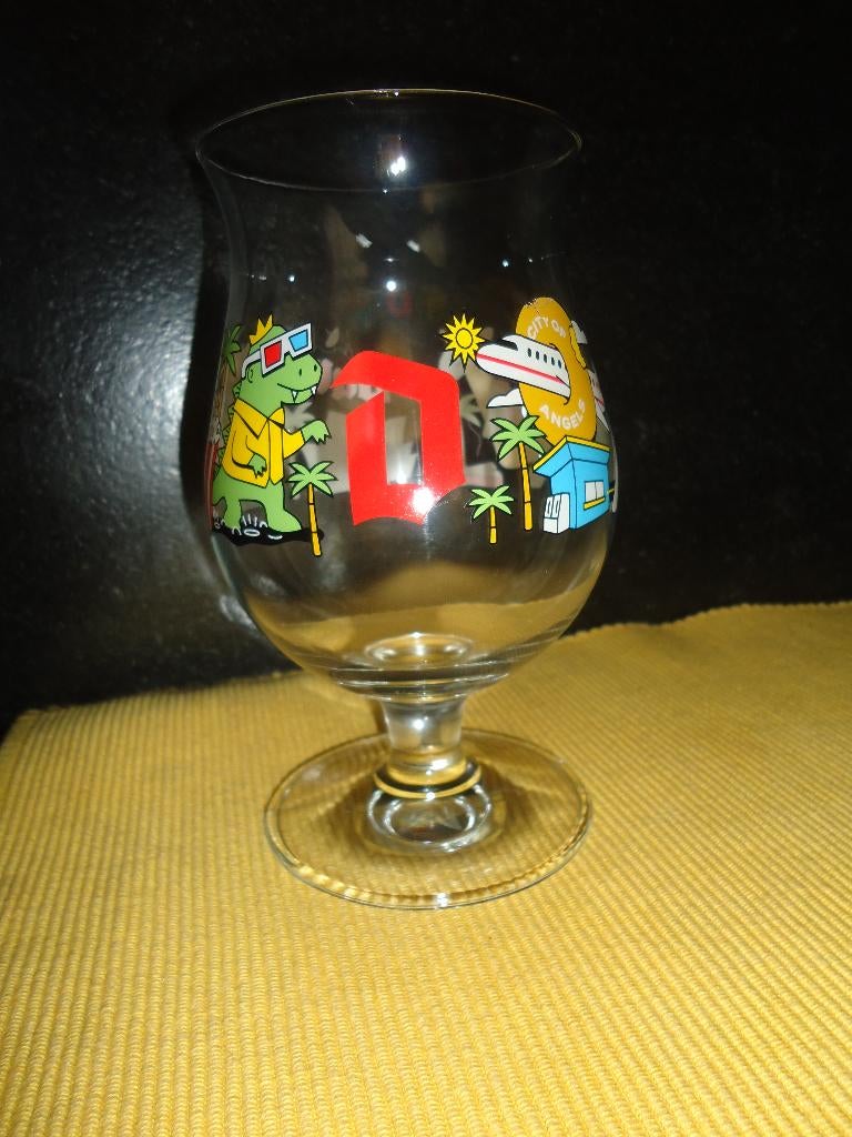 Duvel-Moortgat :Los Angeles duvelglas USA, Verzamelen, Biermerken, Ophalen of Verzenden, Nieuw, Glas of Glazen, Duvel
