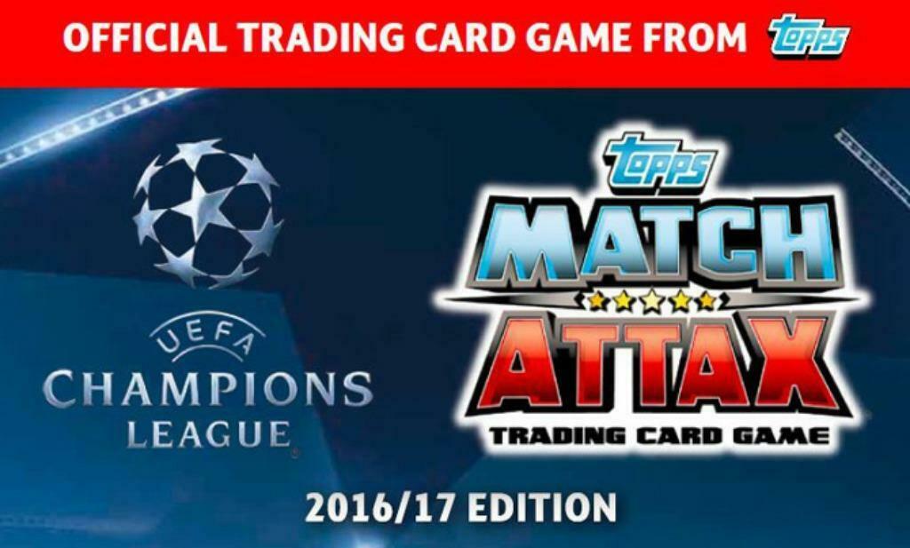 Match attax champions league 2016 17 Topps, Envoi, Neuf, Cartes de joueur