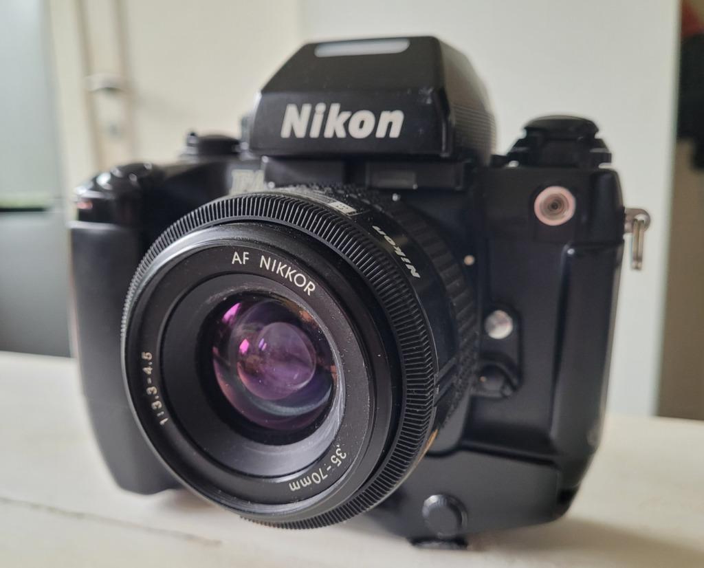 Nikon f4, Audio, Tv en Foto, Fotocamera's Analoog, Ophalen, Gebruikt, Spiegelreflex, Nikon