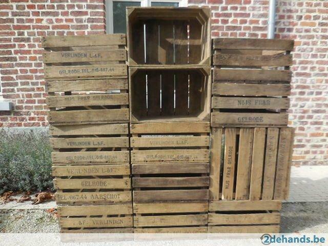 oude fruitkisten, Ophalen of Verzenden
