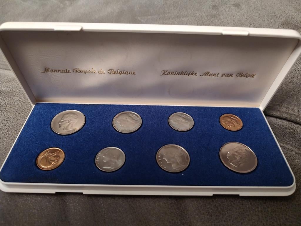 Monnaies - Série FDC Belgique 1977, Enlèvement, Série