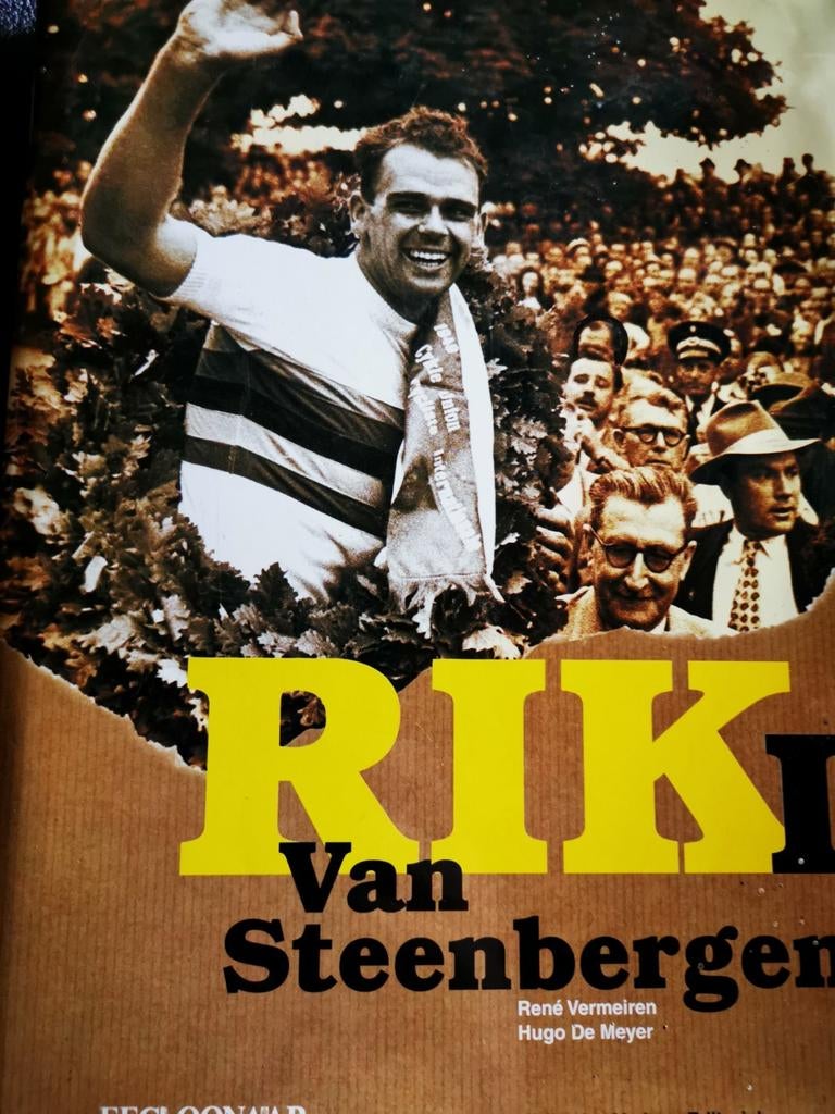 Livre magnifiquement dédicacé de Rik van Steenbergen, Livres, Livres de sport, Enlèvement ou Envoi, Comme neuf, Course à pied et Cyclisme