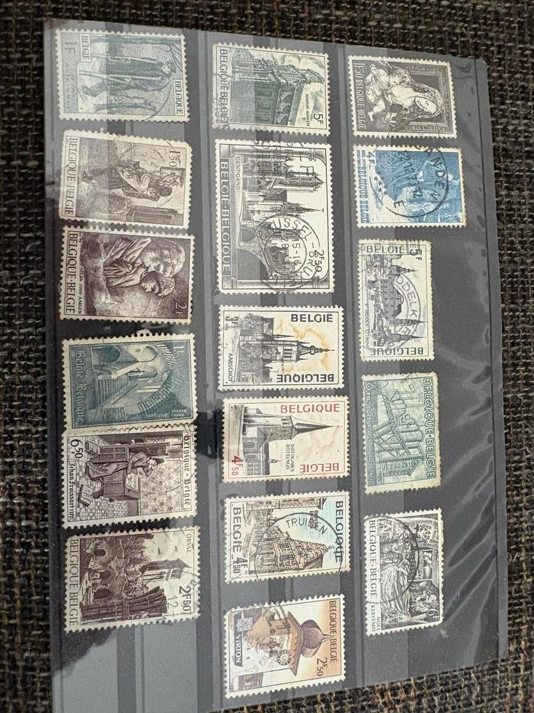Oude Belgische postzegels, Ophalen of Verzenden