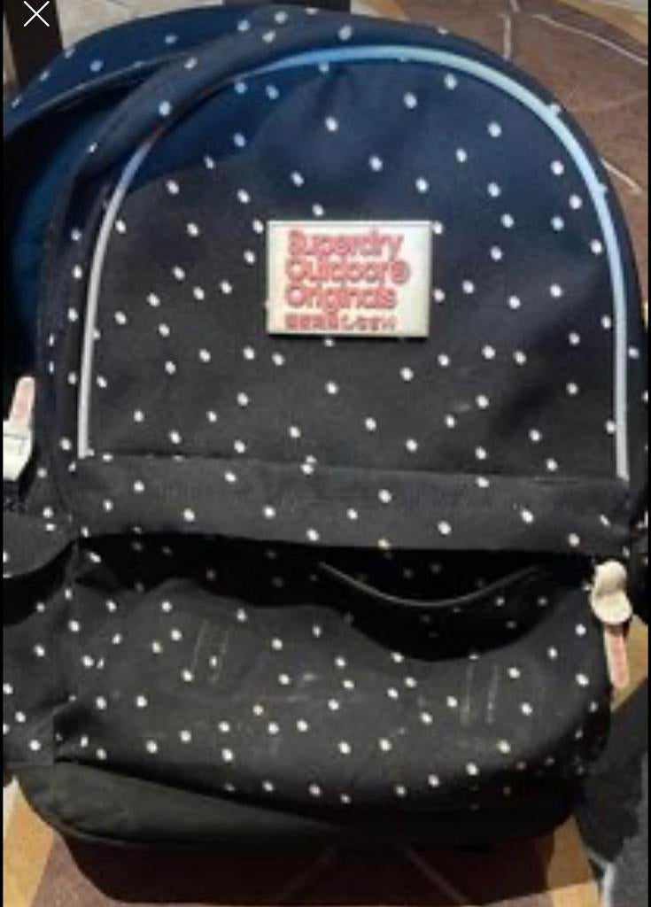 Sac à dos superdry avec lumière, Comme neuf