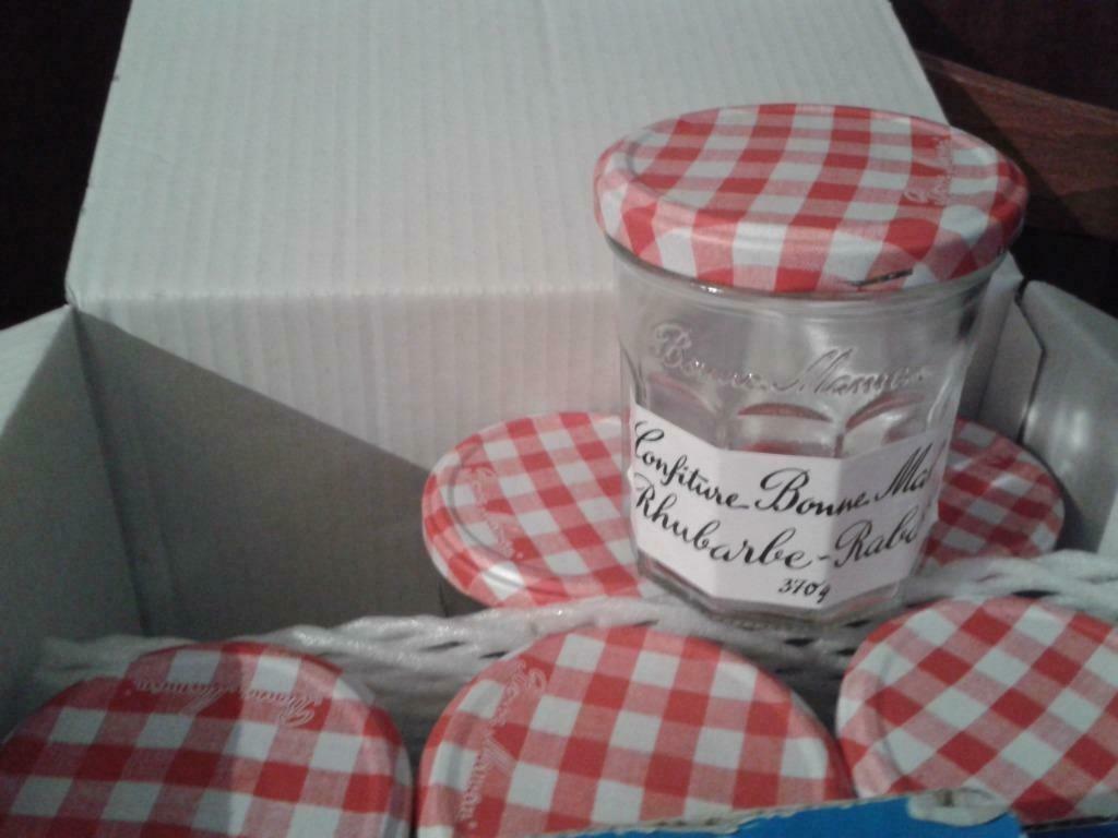 64x lege konfituurpotten Bonne Maman, Ophalen, Gebruikt