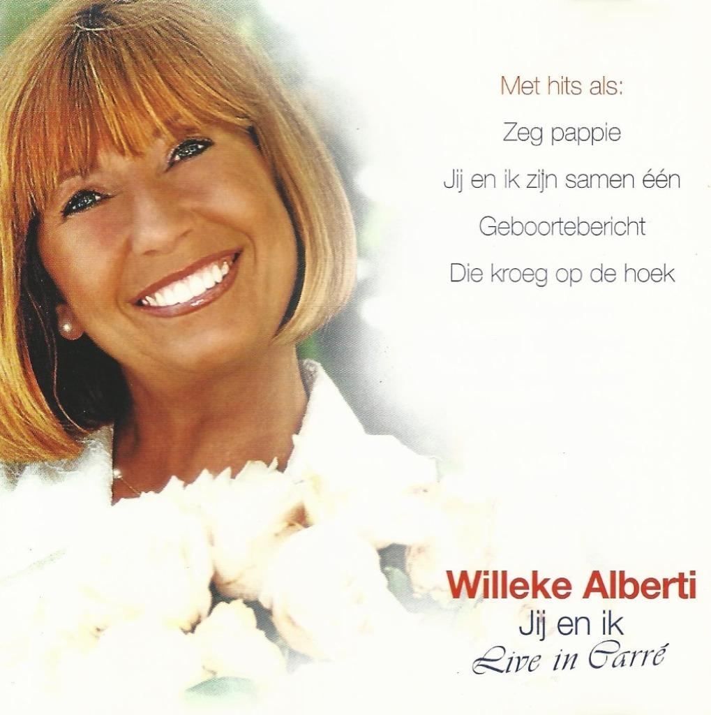 CD * WILLEKE ALBERTI - JIJ EN IK - LIVE IN CARRE, Enlèvement ou Envoi, Comme neuf, Chanson réaliste ou Smartlap