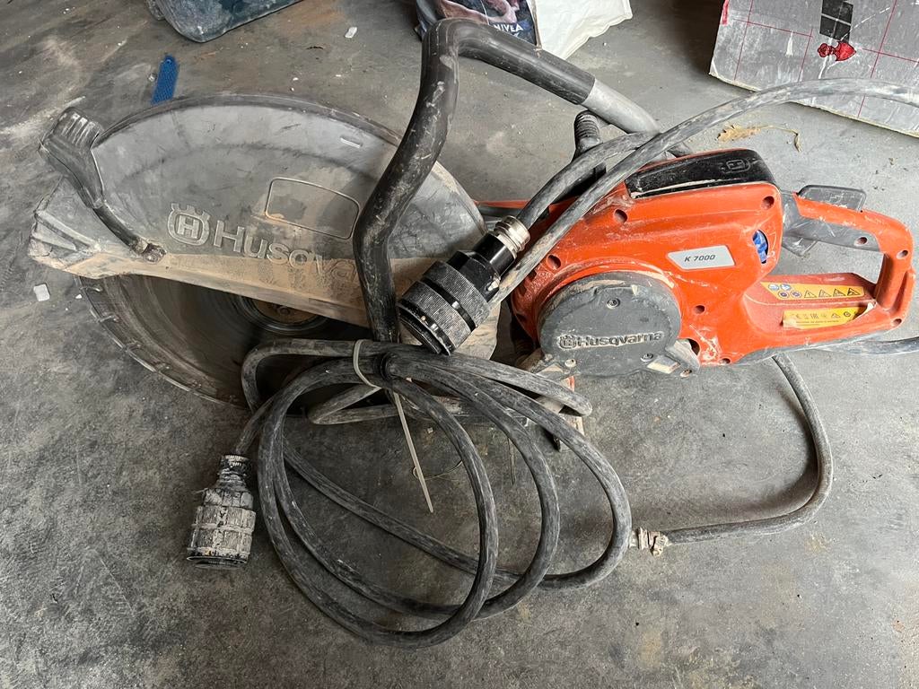 Husqvarna k7000 16” / 400, Doe-het-zelf en Bouw, Gereedschap | Zaagmachines, Ophalen, Gebruikt, Cirkelzaag, 70 mm of meer