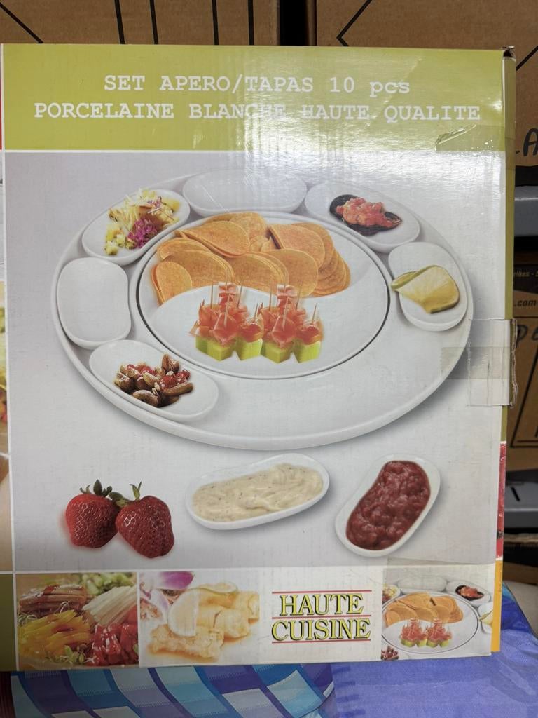 Tapas schotel, Ophalen, Nieuw