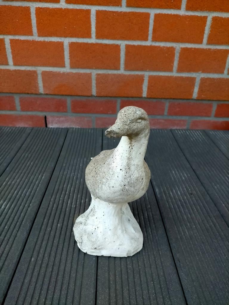 stenen beeld eend, Tuin en Terras, Tuinbeelden, Ophalen, Gebruikt