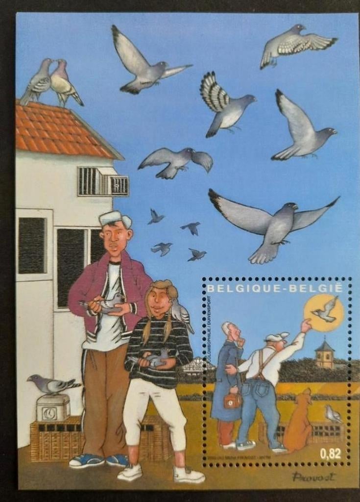 Belgique : COB 3159-BL102 ** Sport populaires 2003., Sans timbre, Neuf, Enlèvement ou Envoi, Non oblitéré