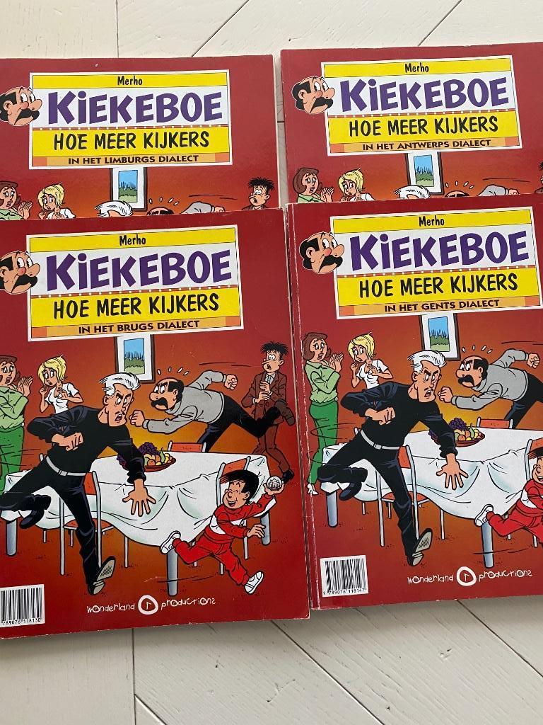 Merho, Hoe meer kijkers en Het geslacht Kinkel, 4 dialecten, Boeken, Stripverhalen, Zo goed als nieuw, Meerdere stripboeken, Ophalen of Verzenden