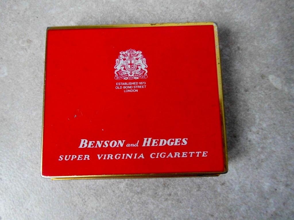 Boite en métal " BENSON  and HEDGES "cigarettes, Collections, Enlèvement ou Envoi, Utilisé, Autre, Autres marques