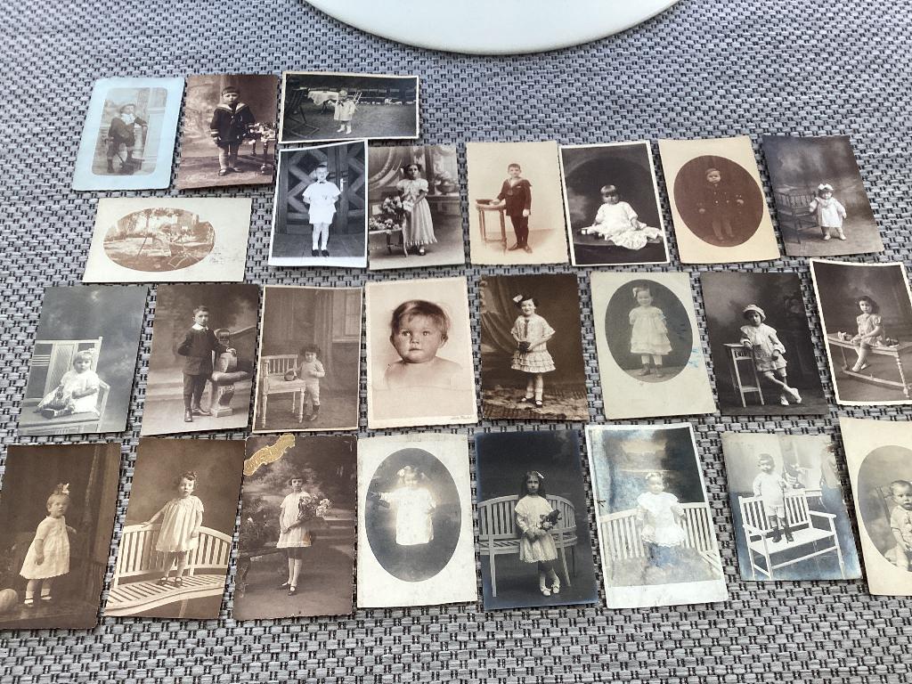 Lot van 26 oude foto’s kinderen, Verzamelen, Foto's en Prenten, Gebruikt, Foto, Ophalen of Verzenden, Voor 1940