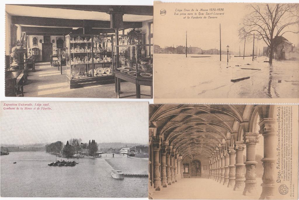10 oude postkaarten van Luik - lot 14, Verzamelen, Ophalen of Verzenden, Luik