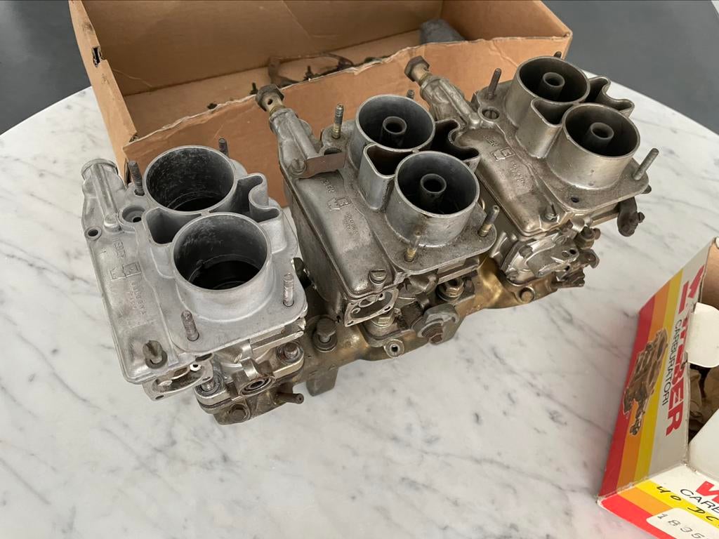 Ferrari Dino 246 Webers 40dcnf voor revisie, Auto-onderdelen, Ophalen, Fiat