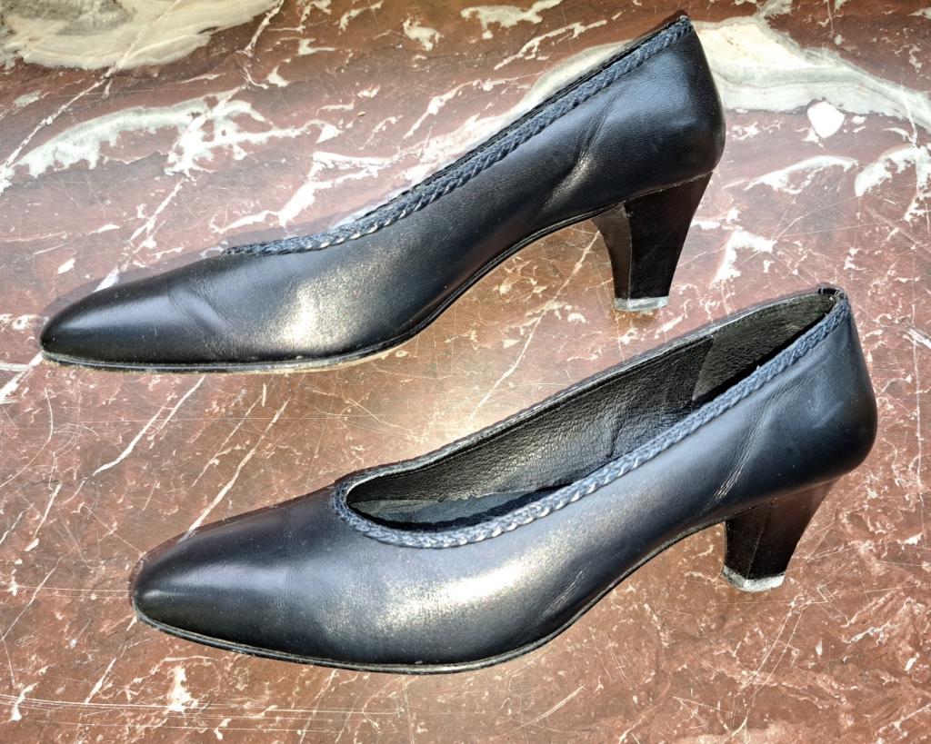 Damens pumps 38 Leder Luigi Ascione, Pumps, Luigi Ascione, Zwart, Ophalen of Verzenden