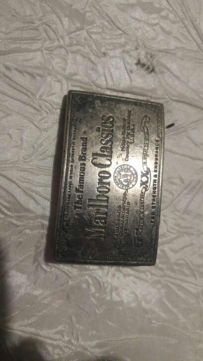 Vintage boucle belt marlboro classic, Ophalen of Verzenden, Zo goed als nieuw