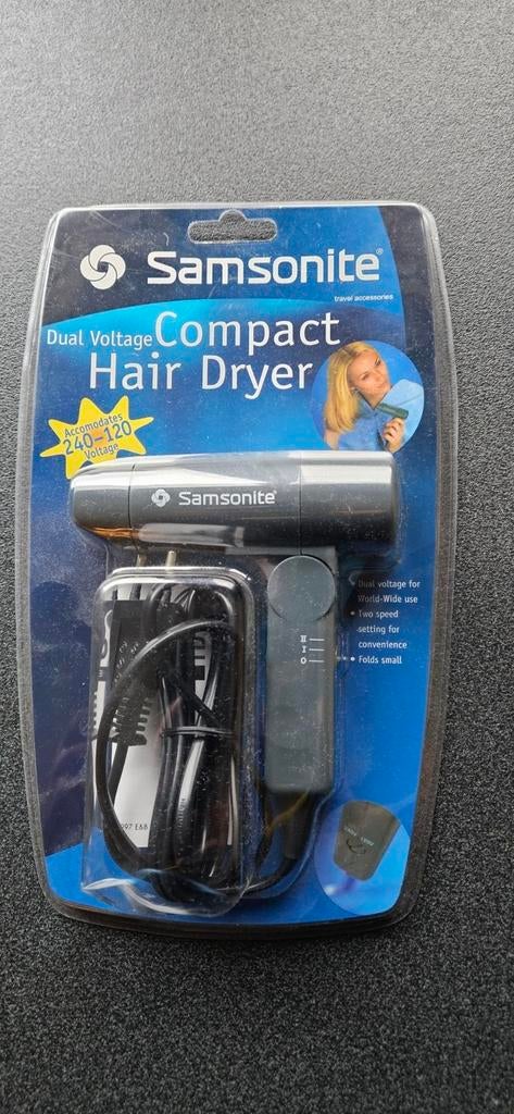 samsonite reis haardroger mini formaat, Ophalen of Verzenden, Nieuw, Haardroger