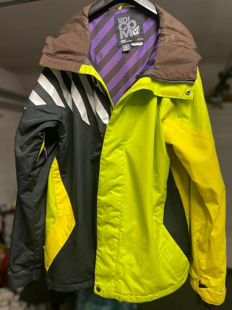 SKIJAS VOLCOM MAAT S DAMES/HEREN, Ophalen of Verzenden, Zo goed als nieuw, Jack, Maat 36 (S)