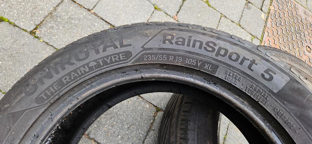 2 pneus été uniroyal RainSport 5 235/55 R19, Pneus été, Pneu(s), 19 pouces, Enlèvement