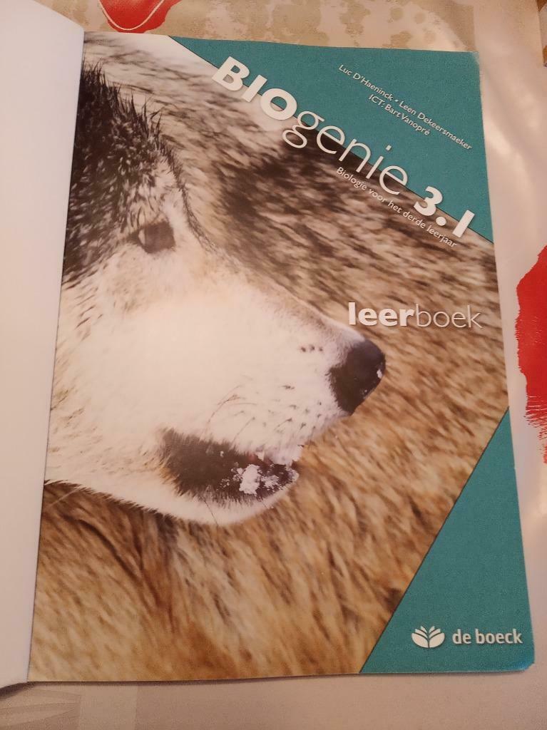 Boek biogenie 3.1 leerboek 3de jaar, Livres, Enlèvement ou Envoi, Biologie, Comme neuf, Secondaire