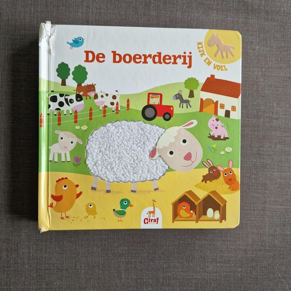Kijk- en voelboek: de boerderij, Boeken, Ophalen of Verzenden, Zo goed als nieuw