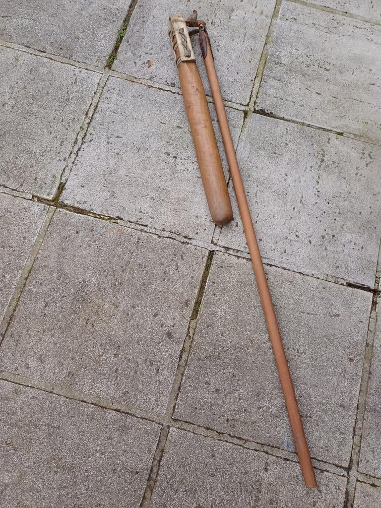 Antiek werkgereedschap - dorsvlegel, Ophalen of Verzenden