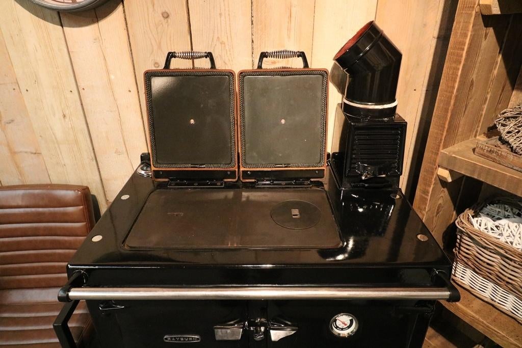 Poêle à bois Rayburn/Aga 355SFW avec chaudière noir, Electroménager, Classe énergétique A ou plus économe, Enlèvement ou Envoi