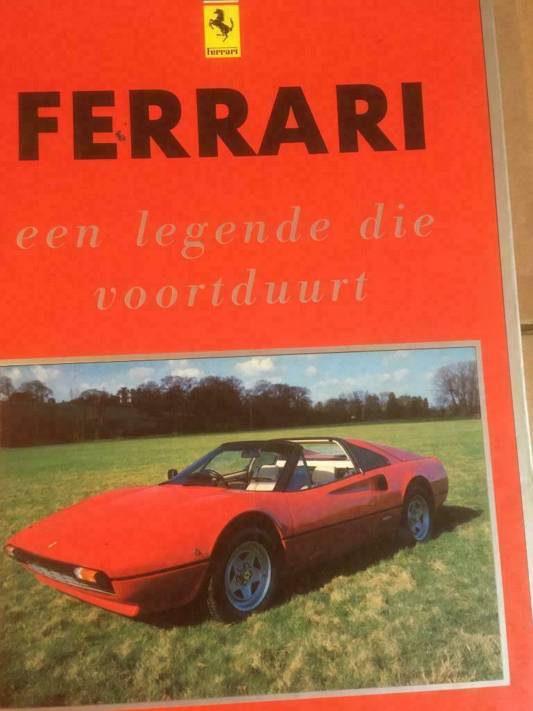 Boek FERRARI EEN LEGENDE DIE VOORTDUURT, Livres, Autos | Livres, Enlèvement ou Envoi, Utilisé, Ferrari