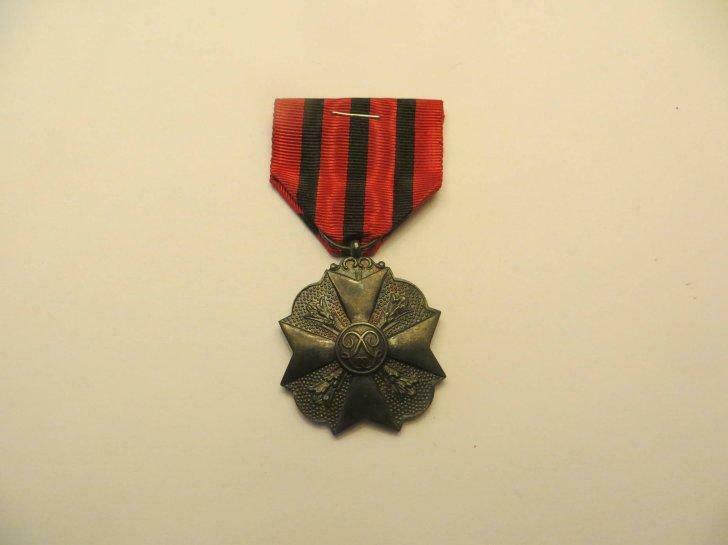 Médaille 1865-1909 Croix civile 3e classe Léopold II, Collections, Enlèvement ou Envoi, Armée de terre, Ruban, Médaille ou Ailes