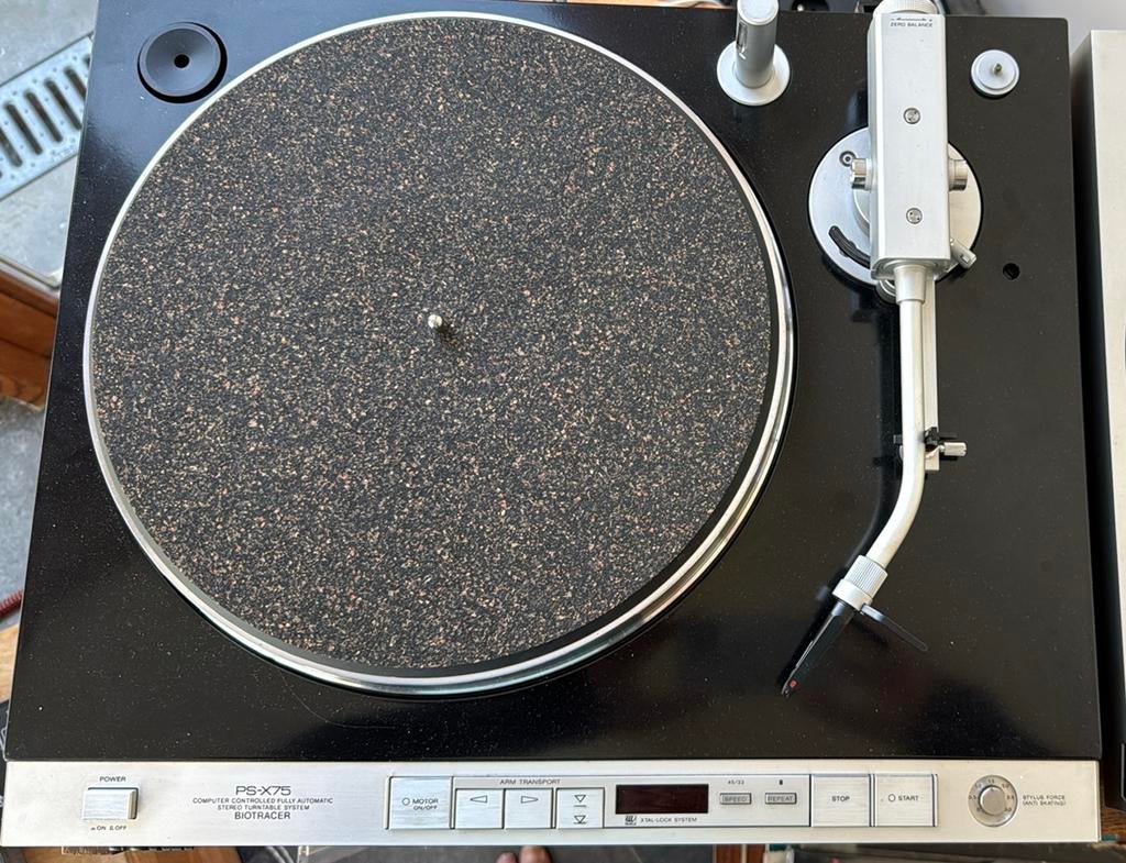 Platine vinyle Sony ps x75 biotracer révisée, Enlèvement, Comme neuf, Sony, Automatique