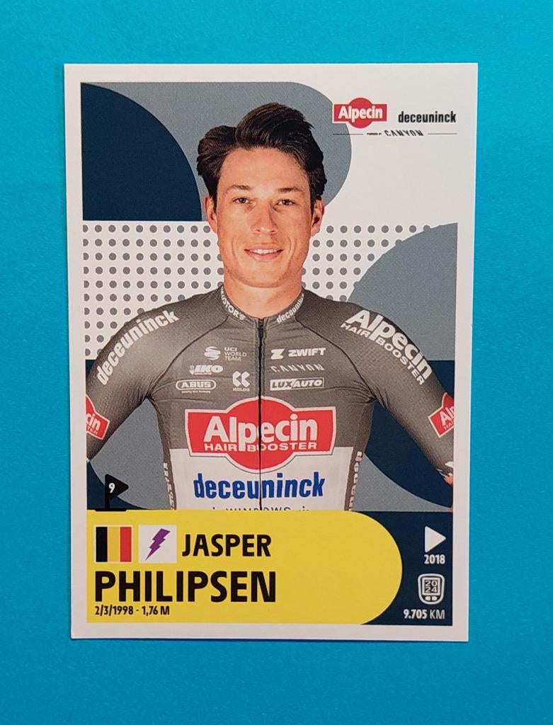 Autocollant Jasper Philipsen Panini Tour de France 2025, Envoi, Neuf