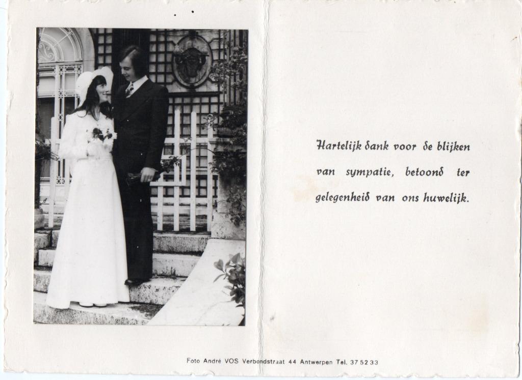 Huwelijksfoto, jaren 1960 of vroegere jaren 1970, 1960 tot 1980, Gebruikt, Foto, Ophalen of Verzenden