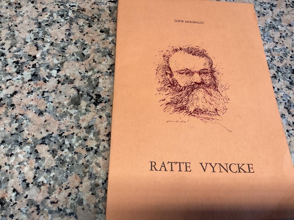 RATTE VYNCKE. Lode Monbaliu, Ophalen of Verzenden, Gelezen, Overige
