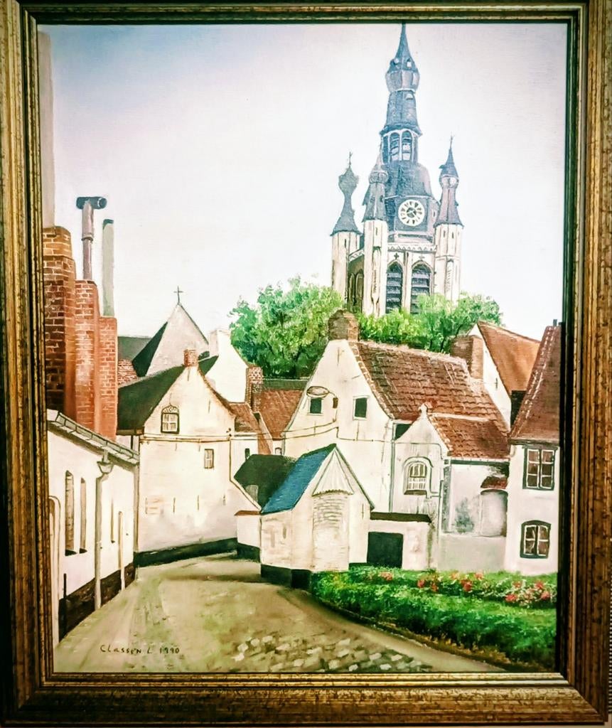 Olieverf schilderij, Ophalen