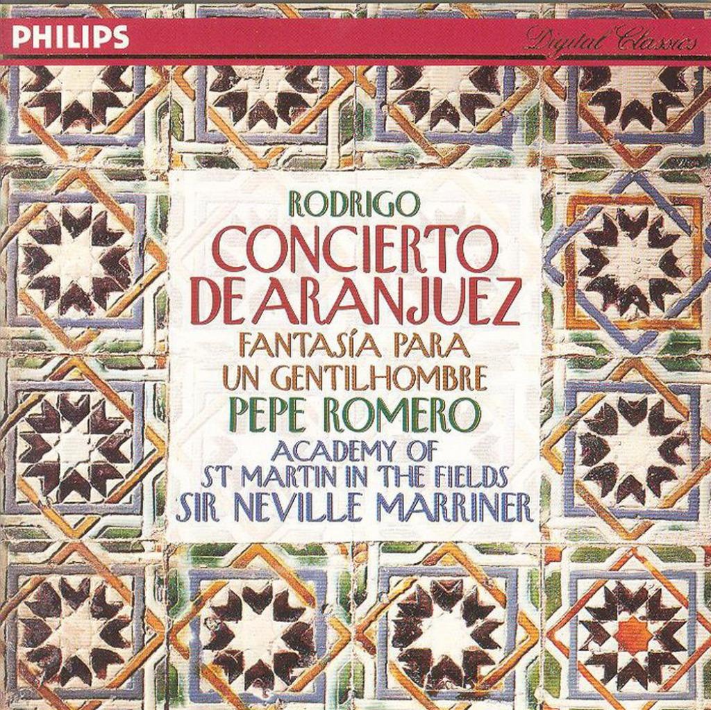 CD * RODRIGO, PEPE ROMERO - CONCERTO DE ARANJUEZ, Ophalen of Verzenden, Modernisme tot heden, Zo goed als nieuw