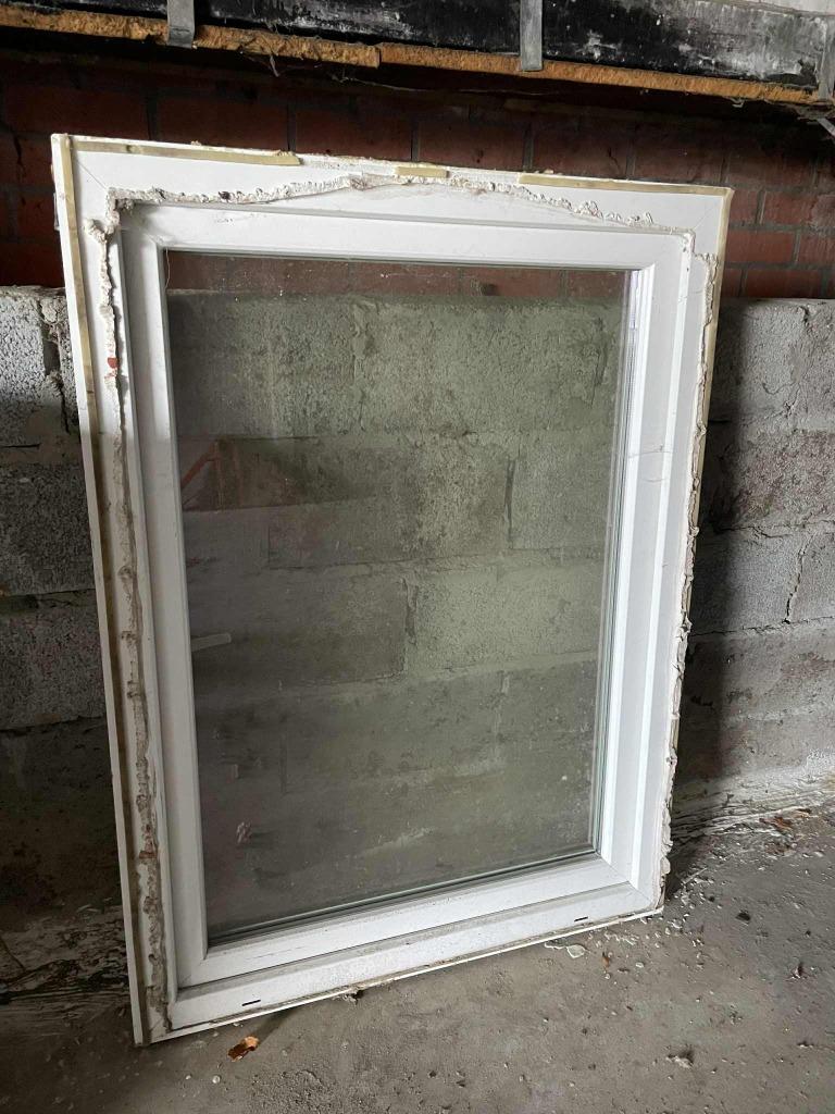 Raam PVC  dubbelglas, Ophalen, Gebruikt