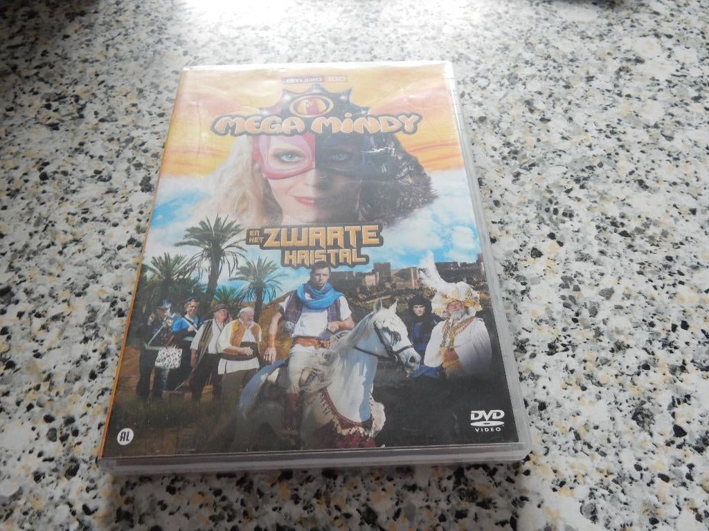 nr.1630- Dvd: mega mindy - zwarte kristal - jeugdfilm, Avontuur, Gebruikt, Alle leeftijden, Ophalen of Verzenden