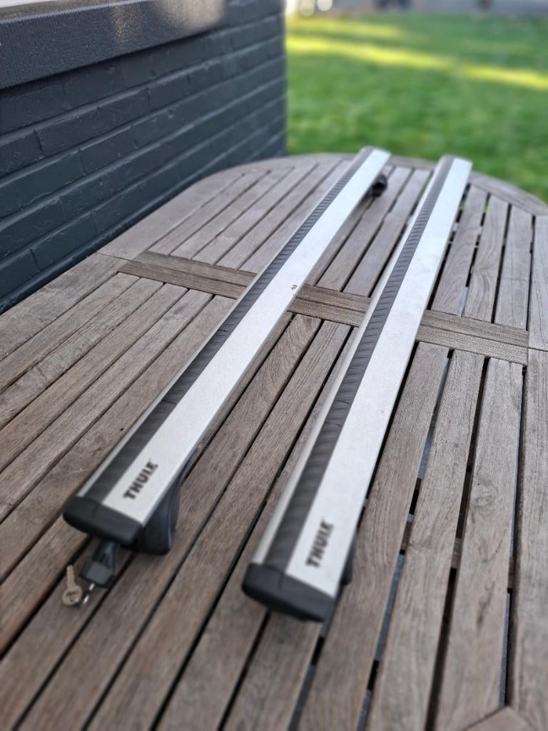 2 Thule Aerobars universeel en Thule proride 598, Ophalen, Zo goed als nieuw
