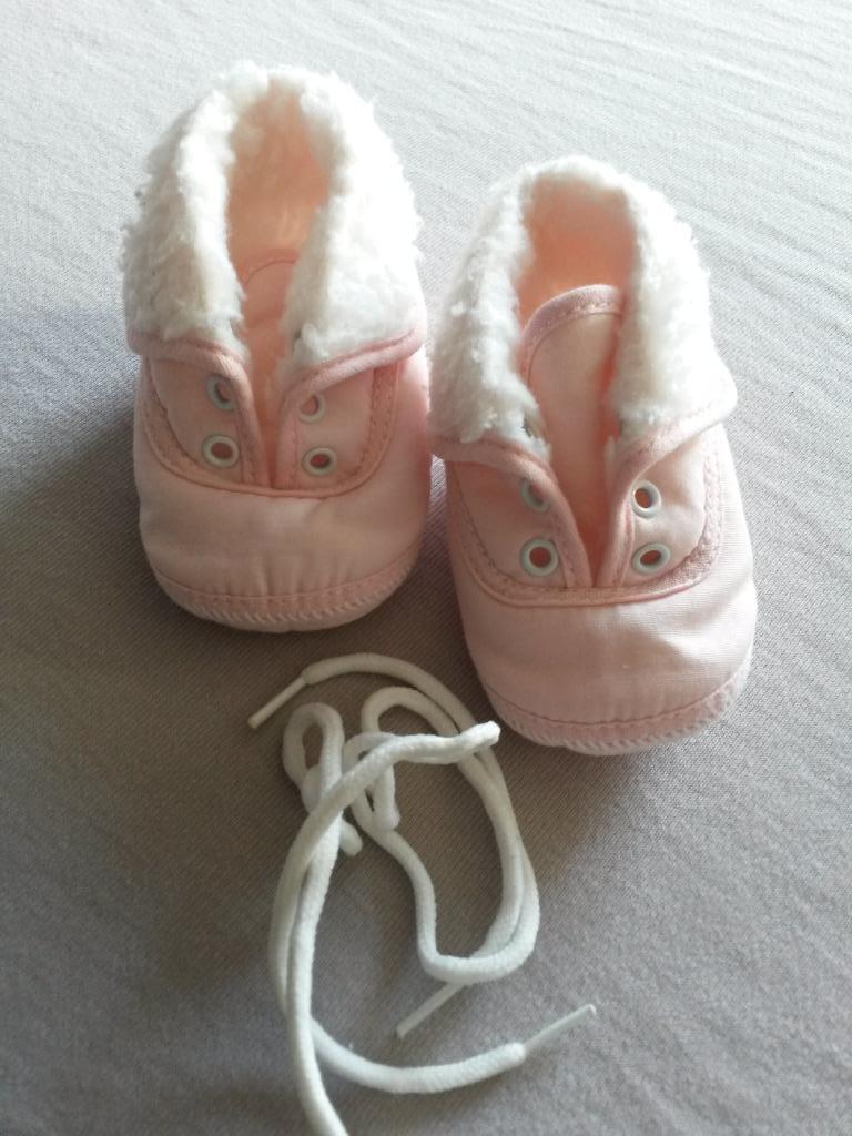 Vintage baby slofjes - maat 50/56, Kinderen en Baby's, Ophalen of Verzenden, Nieuw, Jongetje of Meisje, Overige typen