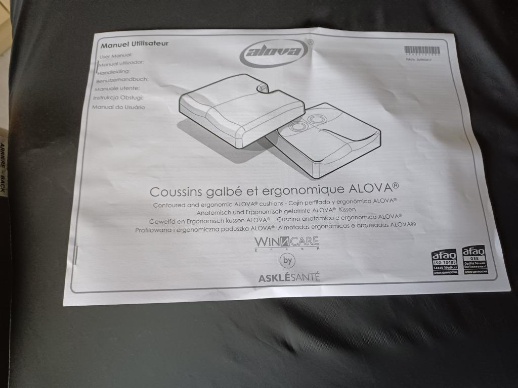 COUSSIN THÉRAPEUTIQUE, Enlèvement ou Envoi, Comme neuf, Gris, Carré